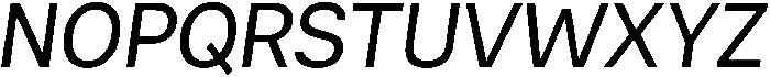 Malbe Oblique otf (400) Font UPPERCASE