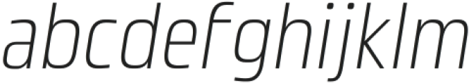 Malberg Extra Light Oblique ttf (200) Font LOWERCASE