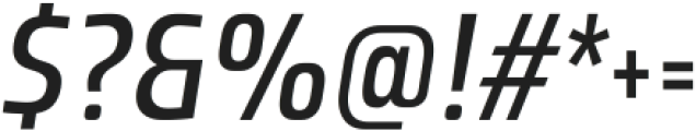 Malberg Medium Oblique ttf (500) Font OTHER CHARS