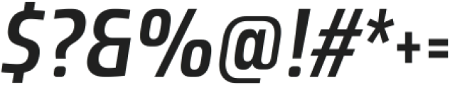 Malberg Semi Bold Oblique ttf (600) Font OTHER CHARS