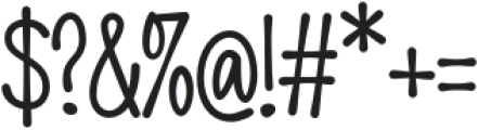 Malbousquet Regular otf (400) Font OTHER CHARS