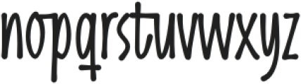 Malbousquet Regular otf (400) Font LOWERCASE