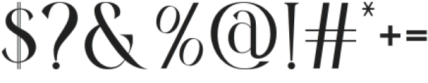 Malcine Regular otf (400) Font OTHER CHARS