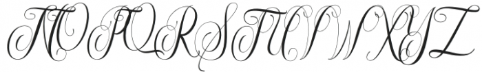 Maldini Script Regular otf (400) Font UPPERCASE