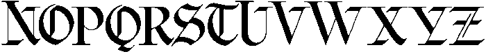 Maledicta Regular otf (400) Font UPPERCASE