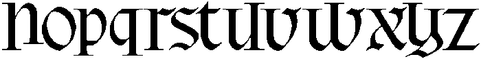 Maledicta Regular otf (400) Font LOWERCASE