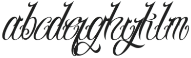 Malekith Italic otf (400) Font LOWERCASE
