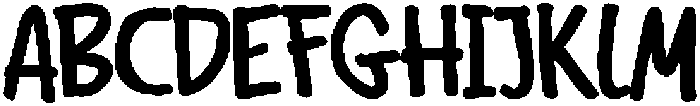 Malem Bold otf (700) Font UPPERCASE