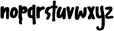 Malem Bold otf (700) Font LOWERCASE