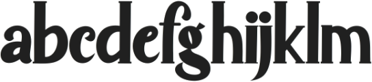 Maletha Collection otf (400) Font LOWERCASE