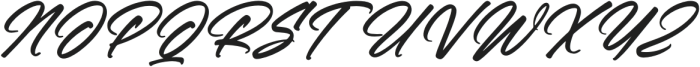 Malgent Husked Italic Italic otf (400) Font UPPERCASE