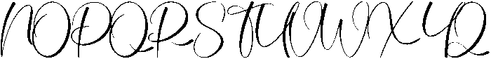 Malibu Regular otf (400) Font UPPERCASE
