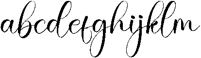 Malibu Regular otf (400) Font LOWERCASE