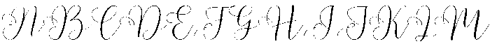 Malibu otf (400) Font UPPERCASE