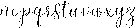 Malibu otf (400) Font LOWERCASE