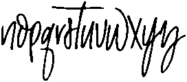 Malibu otf (400) Font LOWERCASE