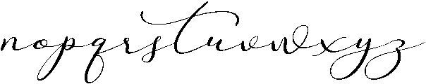 Malibu otf (400) Font LOWERCASE
