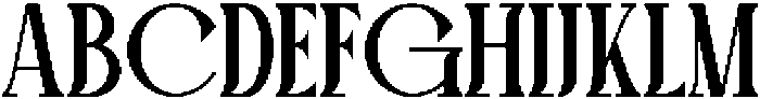 Maliga Regular otf (400) Font UPPERCASE