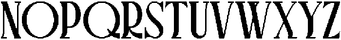 Maliga Regular otf (400) Font UPPERCASE