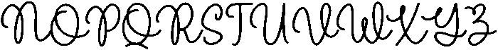 Malira Bold Bold otf (700) Font UPPERCASE