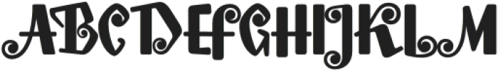 Malishka Regular otf (400) Font UPPERCASE