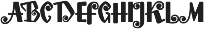 Malishka Regular ttf (400) Font UPPERCASE