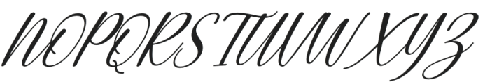 Maliska Script Regular otf (400) Font UPPERCASE