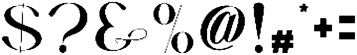Malking otf (400) Font OTHER CHARS