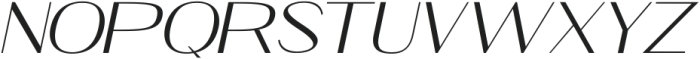 Malkone Thin Italic otf (100) Font UPPERCASE
