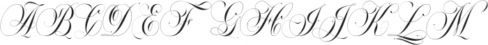 Mallaire Calligraphy otf (400) Font UPPERCASE