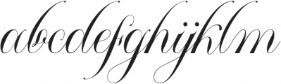 Mallaire Calligraphy otf (400) Font LOWERCASE
