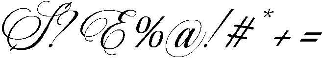 Mallestian Script Bold Italic R otf (700) Font OTHER CHARS