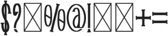Mallfrish Regular otf (400) Font OTHER CHARS