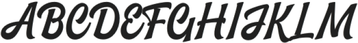 Mallinest Regular otf (400) Font UPPERCASE