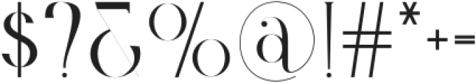 Mallnote Regular otf (400) Font OTHER CHARS