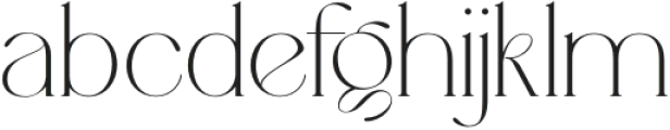 Mallong Regular otf (400) Font LOWERCASE