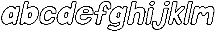 Mallow Soda Outline Italic otf (400) FONT