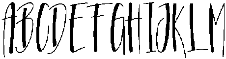 Malloy otf (400) Font UPPERCASE