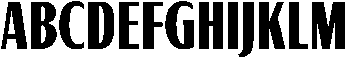 Malney Regular otf (400) Font UPPERCASE