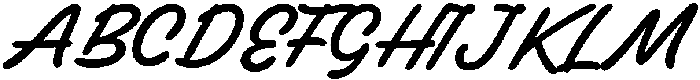 Malney Script Regular otf (400) Font UPPERCASE