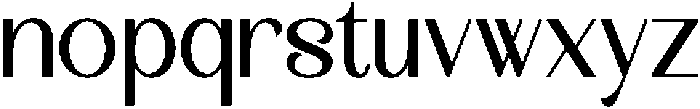 Malovi Regular otf (400) Font LOWERCASE