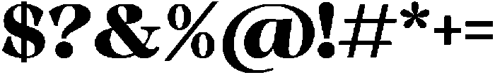 Malvera Black High otf (900) Font OTHER CHARS