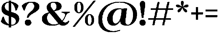 Malvera Bold High otf (700) Font OTHER CHARS