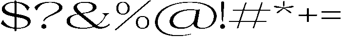 Malvera Expanded otf (400) Font OTHER CHARS