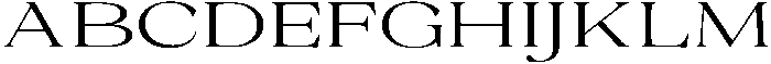 Malvera Expanded otf (400) Font UPPERCASE