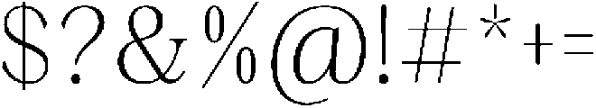 Malvera Extra Light Condensed otf (200) Font OTHER CHARS