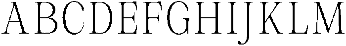 Malvera Extra Light Condensed otf (200) Font UPPERCASE