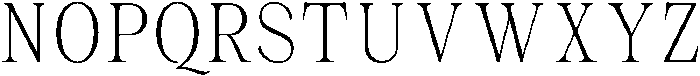Malvera Extra Light Condensed otf (200) Font UPPERCASE