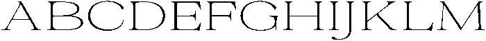 Malvera Extra Light Expanded otf (200) Font UPPERCASE