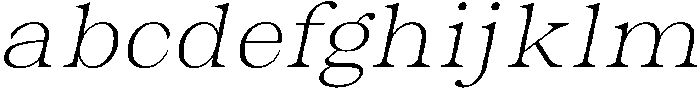 Malvera Extra Light High Slant otf (200) FONT